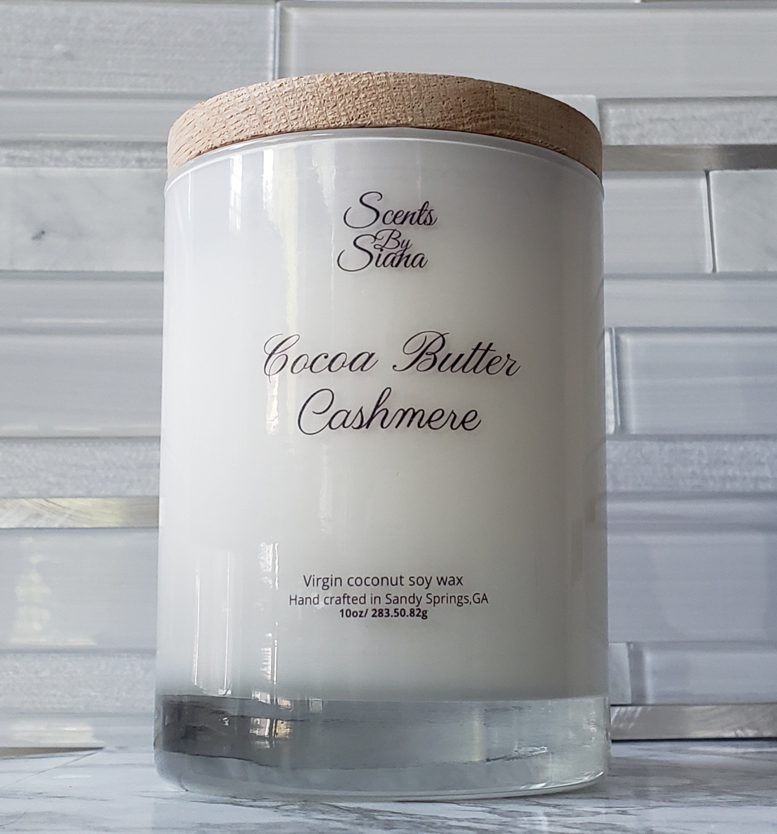 Cocoa Butter Cashmere  Wood Wick Candle - The Local Emporium