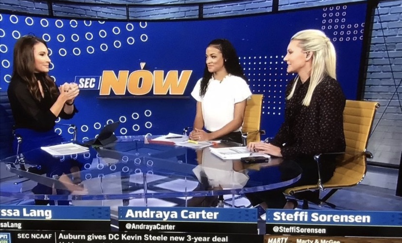 Who is Andraya Carter? Looking at analyst seen on ESPN during 2023