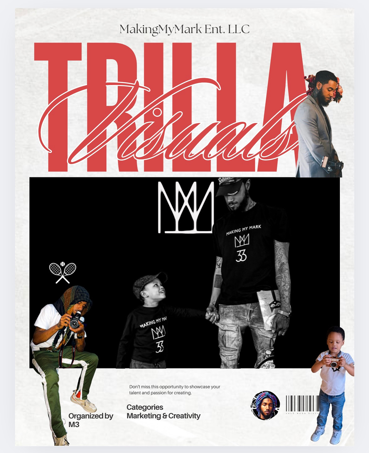 Cover with large red and white text, four people including children, and a barcode at the bottom right.
