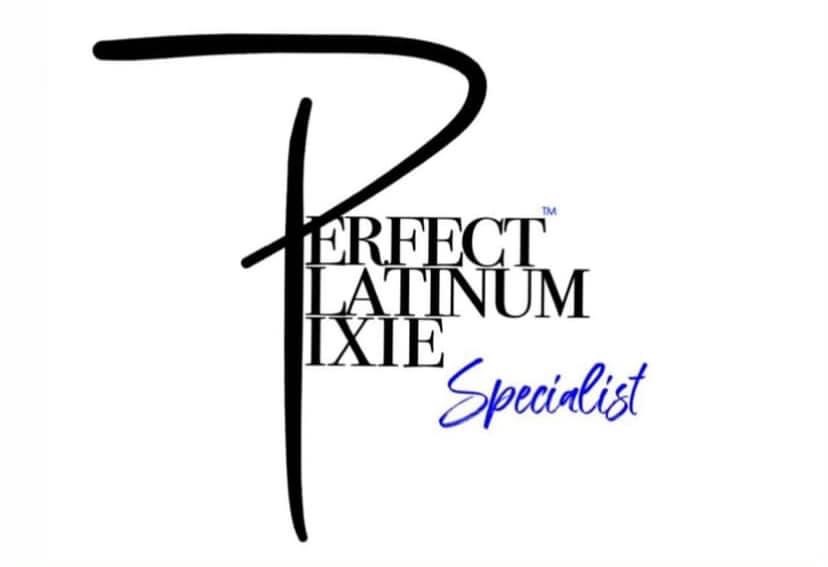 Text logo with large stylized letter 'P' and words 'PERFECT PLATINUM FIXIE Specialist' in black and blue.