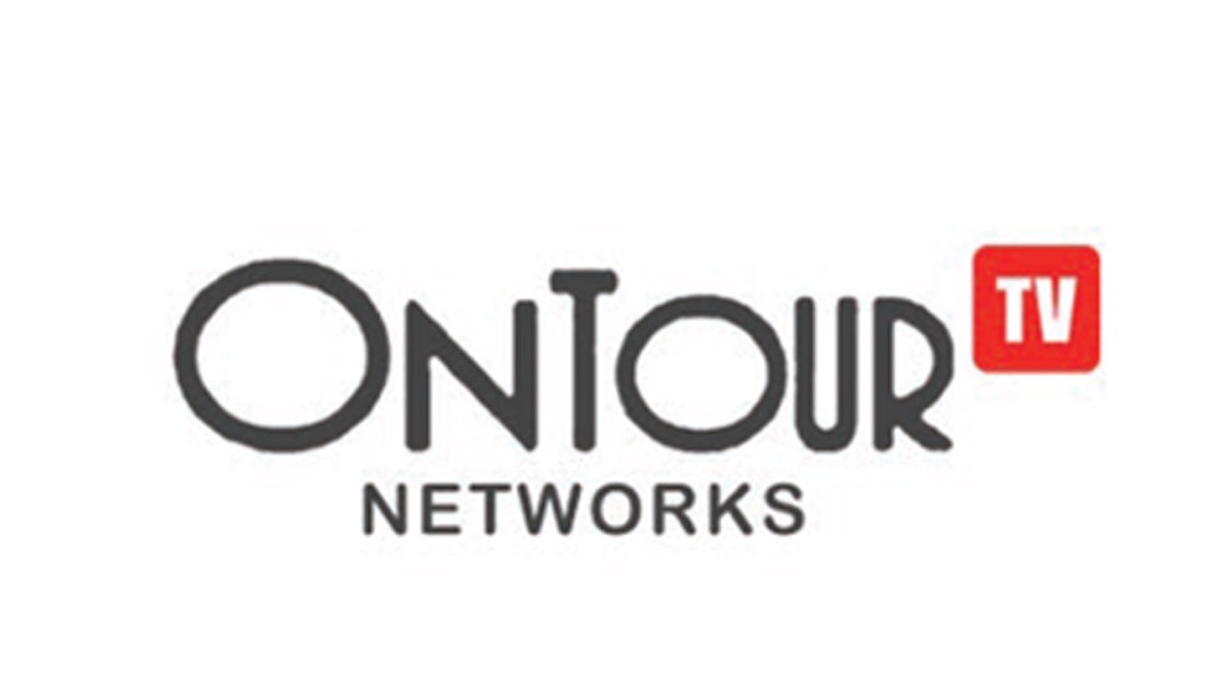 ONTour Networks TV logo with black text and a red TV icon, on a white background.