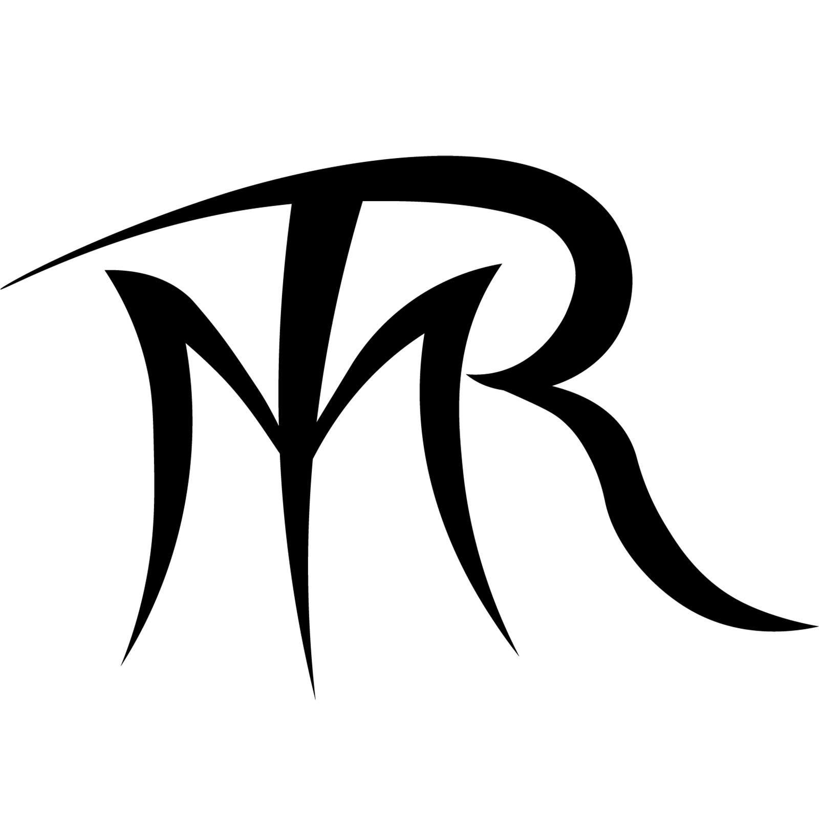 Stylized black logo with overlapping letters 'N' and 'R' on a white background.