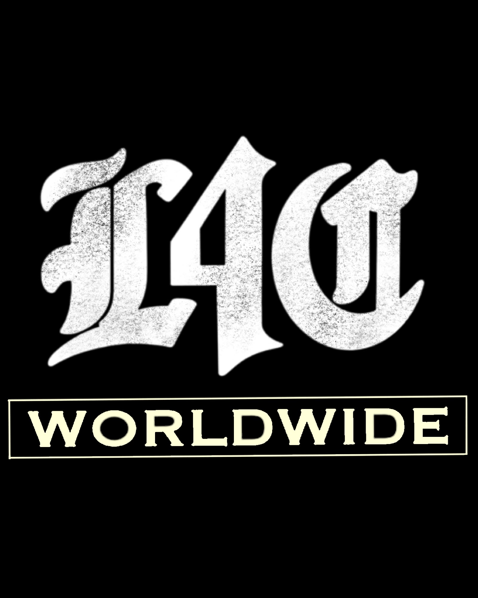 Black background with white stylized text 'LAC' and 'WORLDWIDE' below, in a rectangular box.